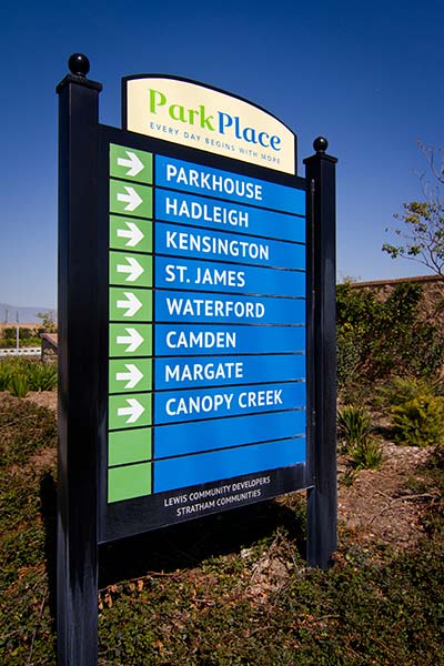 outdoor signage design